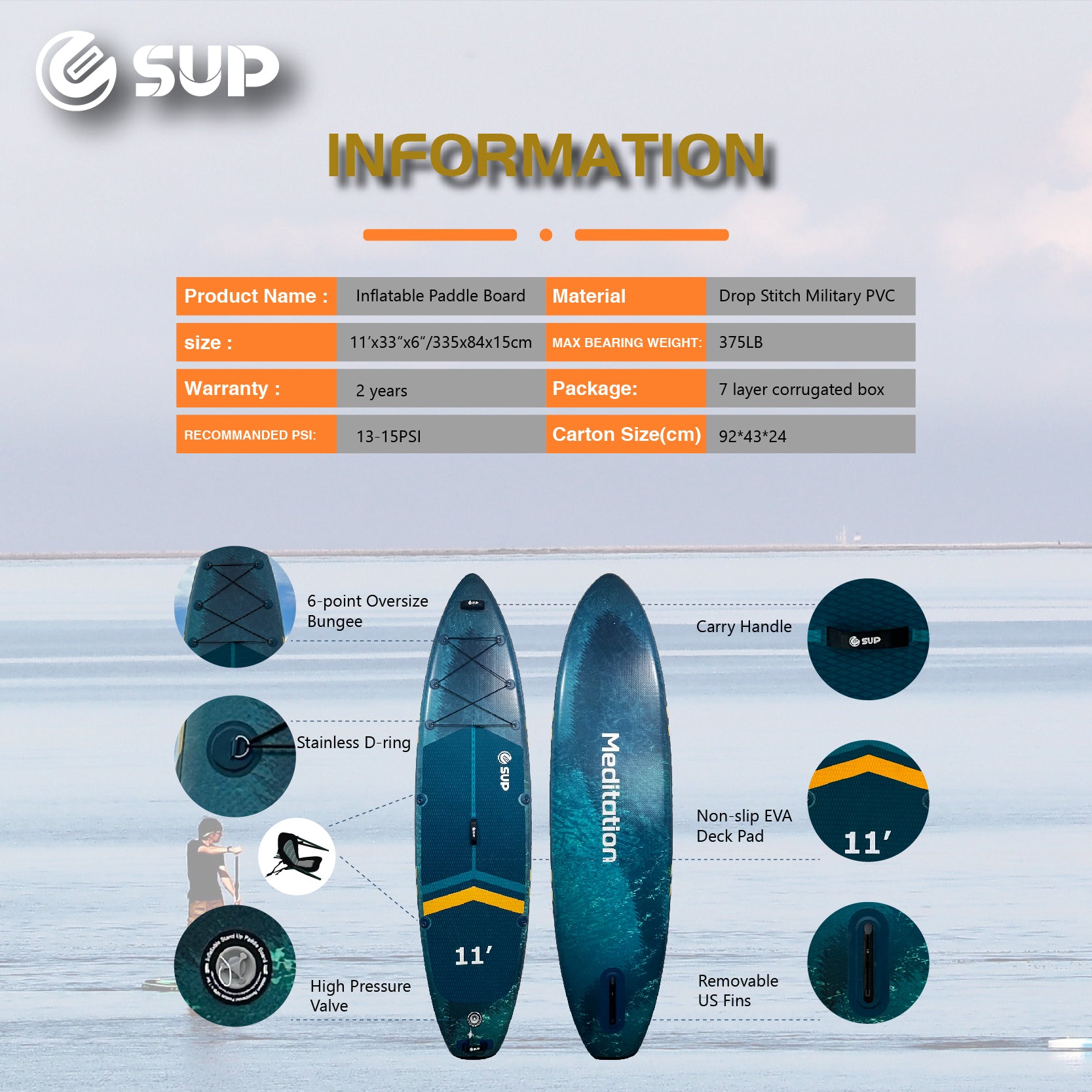 Meditation - Inflatable Paddle Board