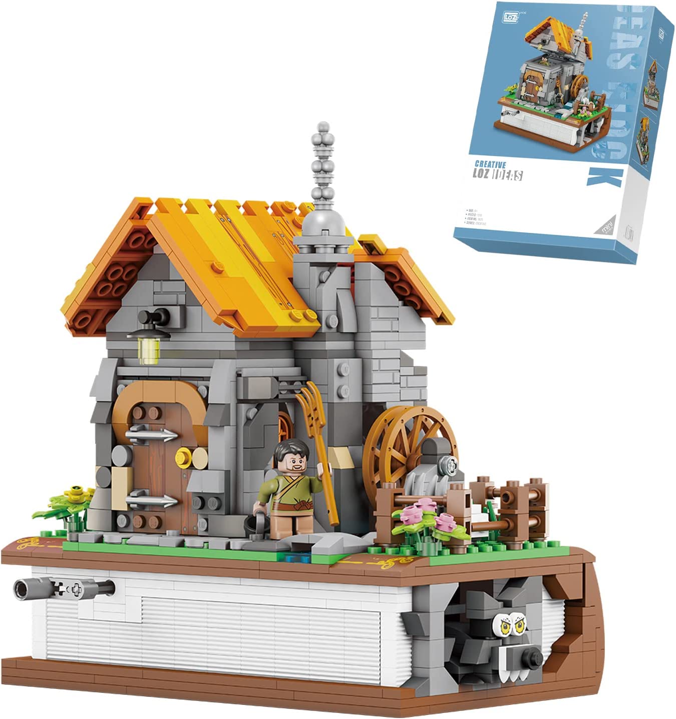 LOZ Better Late Than Never Decorative Building Kit, Better Late Than Never Scene Display Set Unique Fairy Tale Ideas, Creative Building Projects (1019 Pieces)