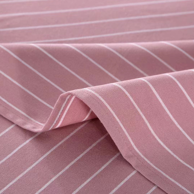 Combed cotton four-piece striped style