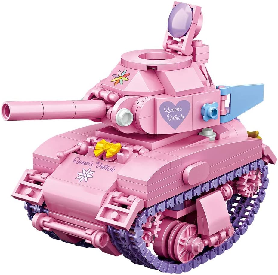 LOZ New Educational Block Toys for Girls, Toys for Kids Ages 8-12 and Up, Tank Kit Toys, Gift Set (455 Pieces)