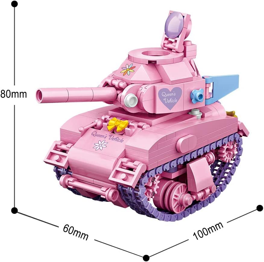 LOZ New Educational Block Toys for Girls, Toys for Kids Ages 8-12 and Up, Tank Kit Toys, Gift Set (455 Pieces)