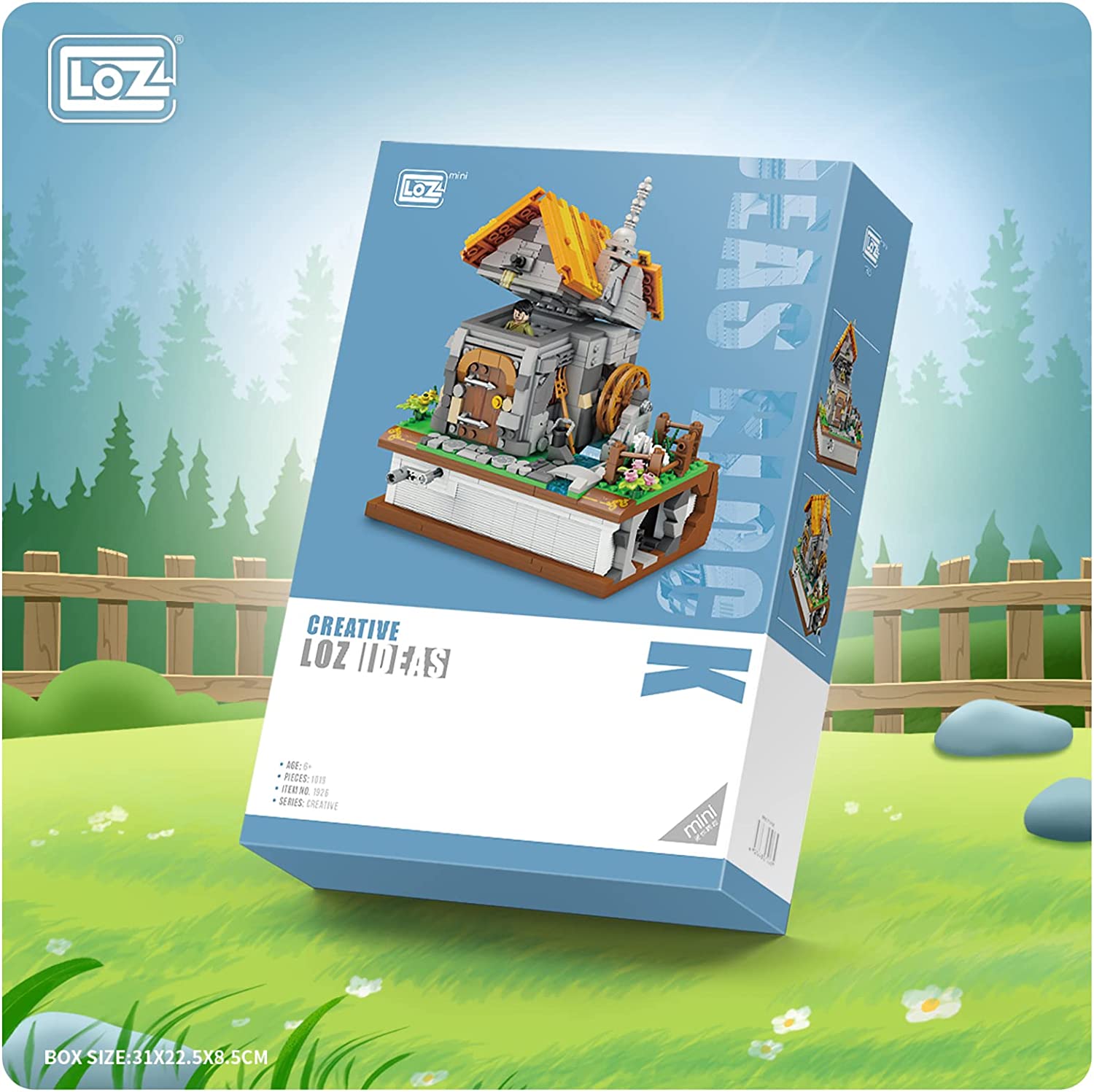 LOZ Better Late Than Never Decorative Building Kit, Better Late Than Never Scene Display Set Unique Fairy Tale Ideas, Creative Building Projects (1019 Pieces)
