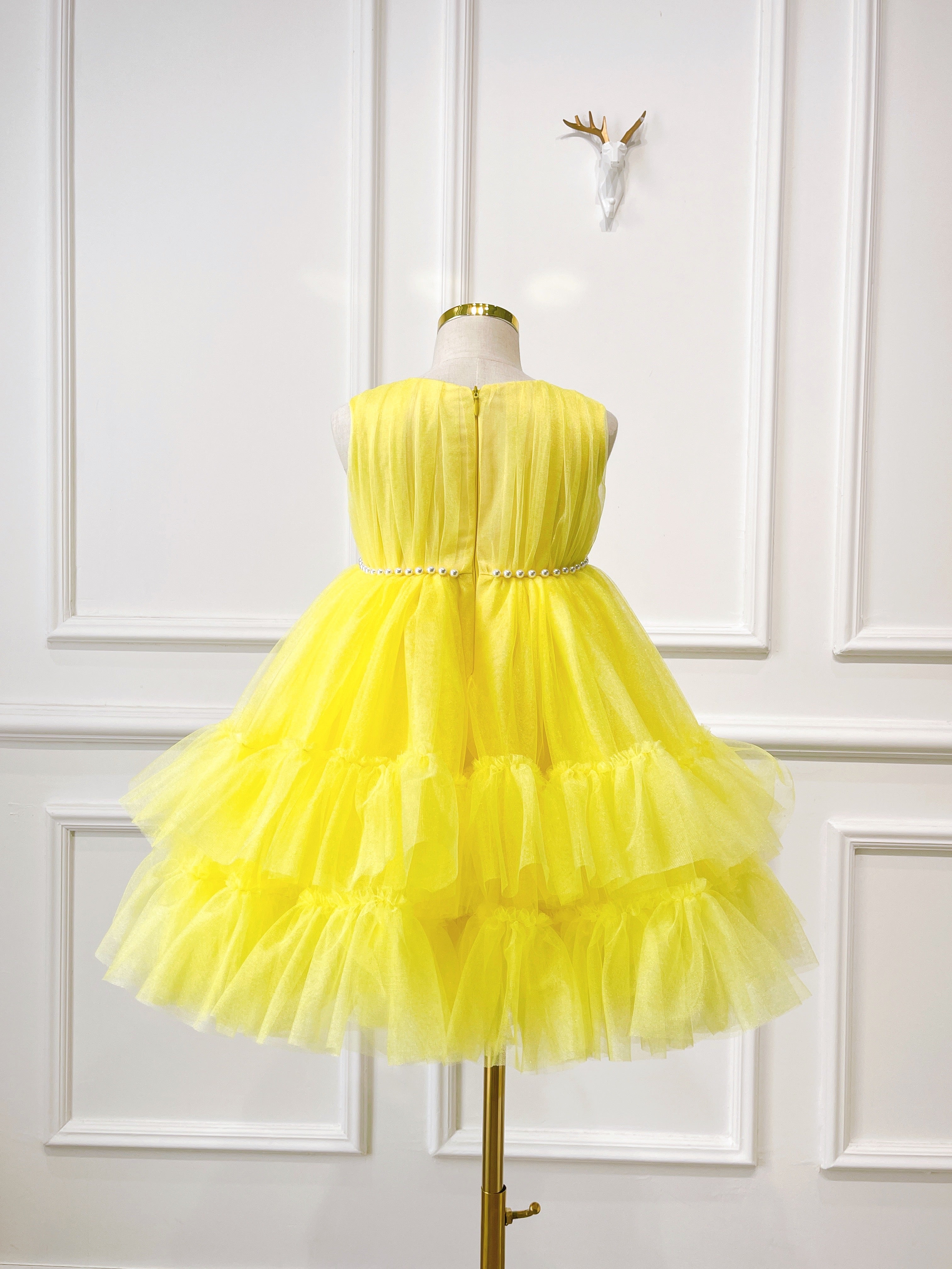 Yellow princess dress
