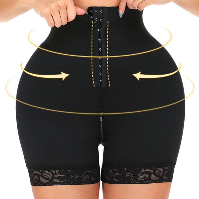 Widened Belt Large Body Shaping Pants Zipper Open Crotch Hip Lifting Abdominal Pants