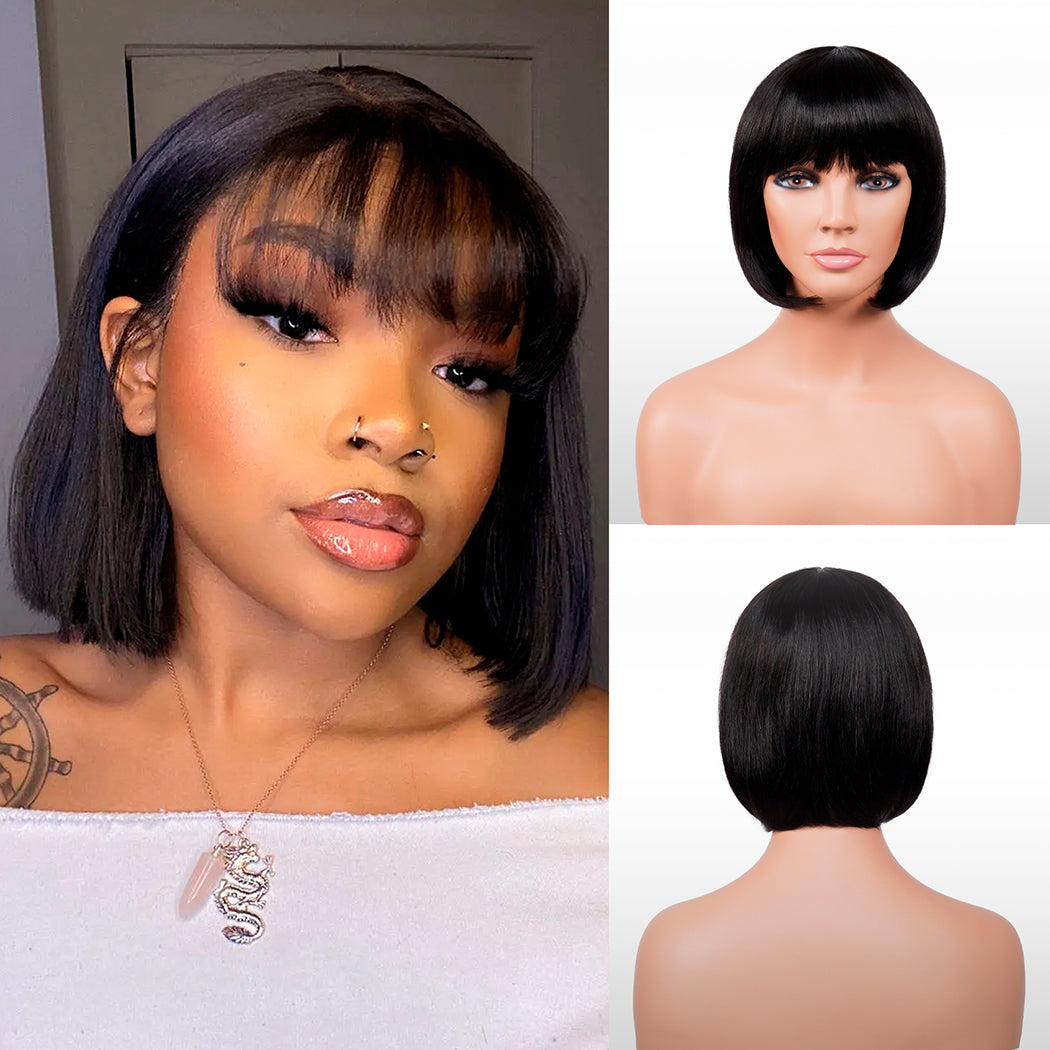 100% Human Hair Wig Diamond NATURAL