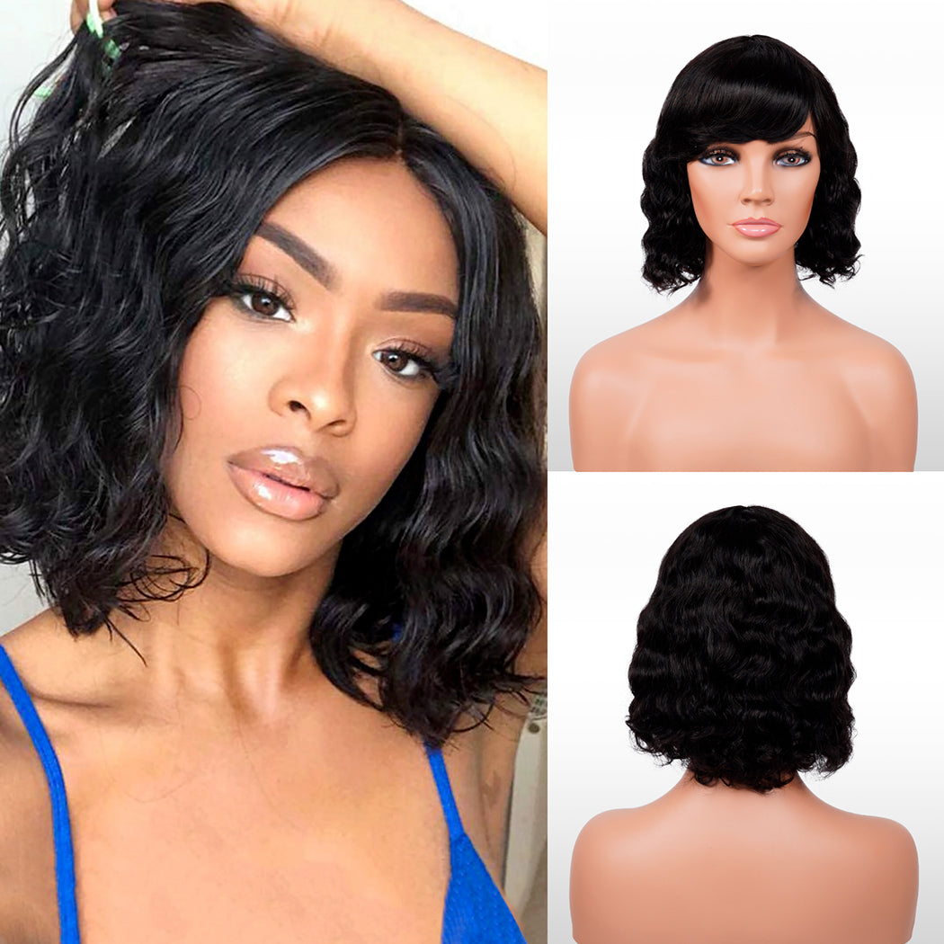 100% Human Hair Wig Ruby NATURAL