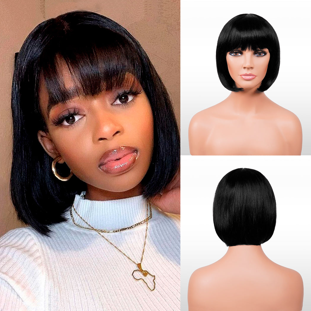 100% Human Hair Wig Diamond NATURAL