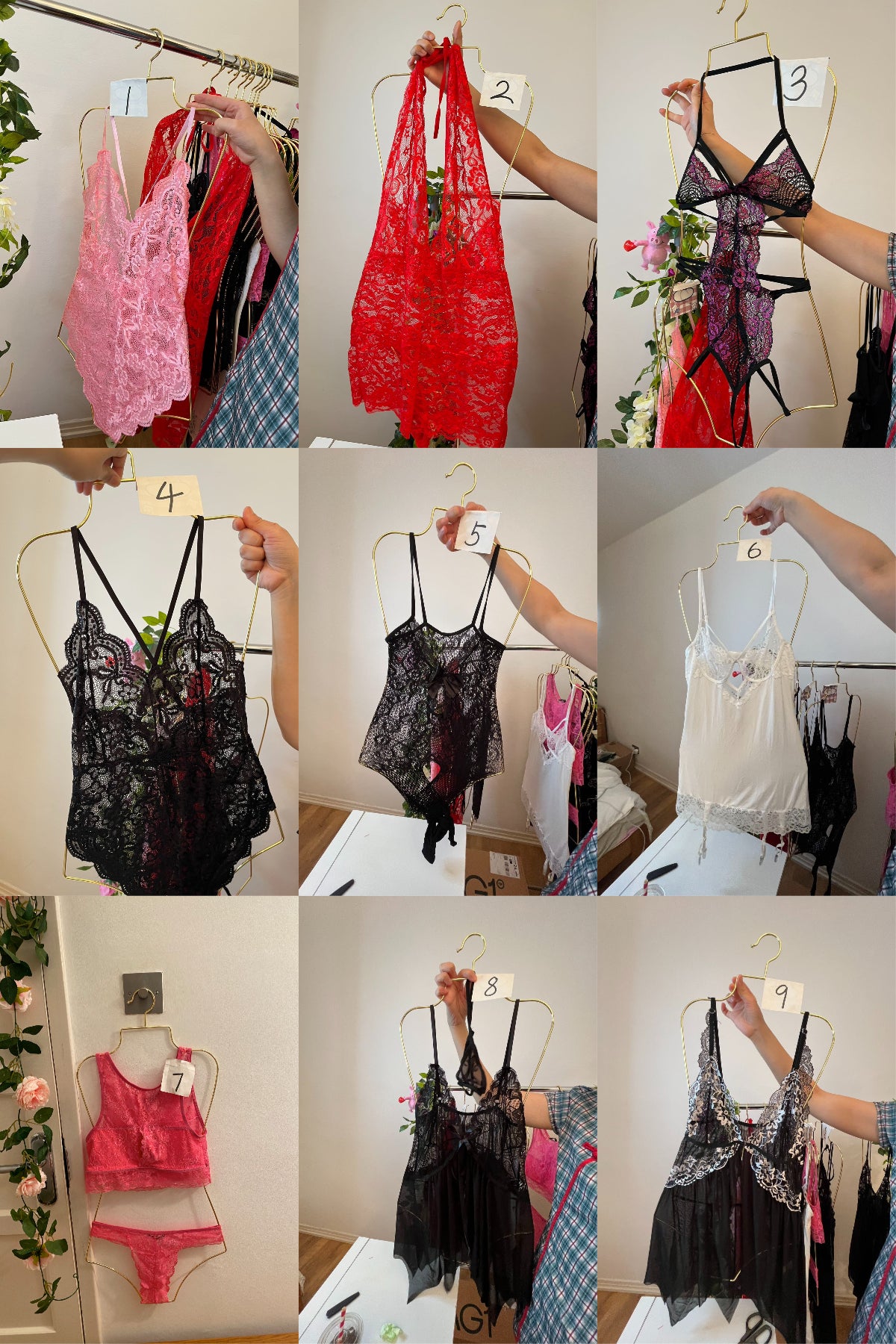 Self-selection of nightgown 72 styles 9 pieces for $79.9, 6 pieces for $59.9, 3 pieces for $39.9 (Live-K02)