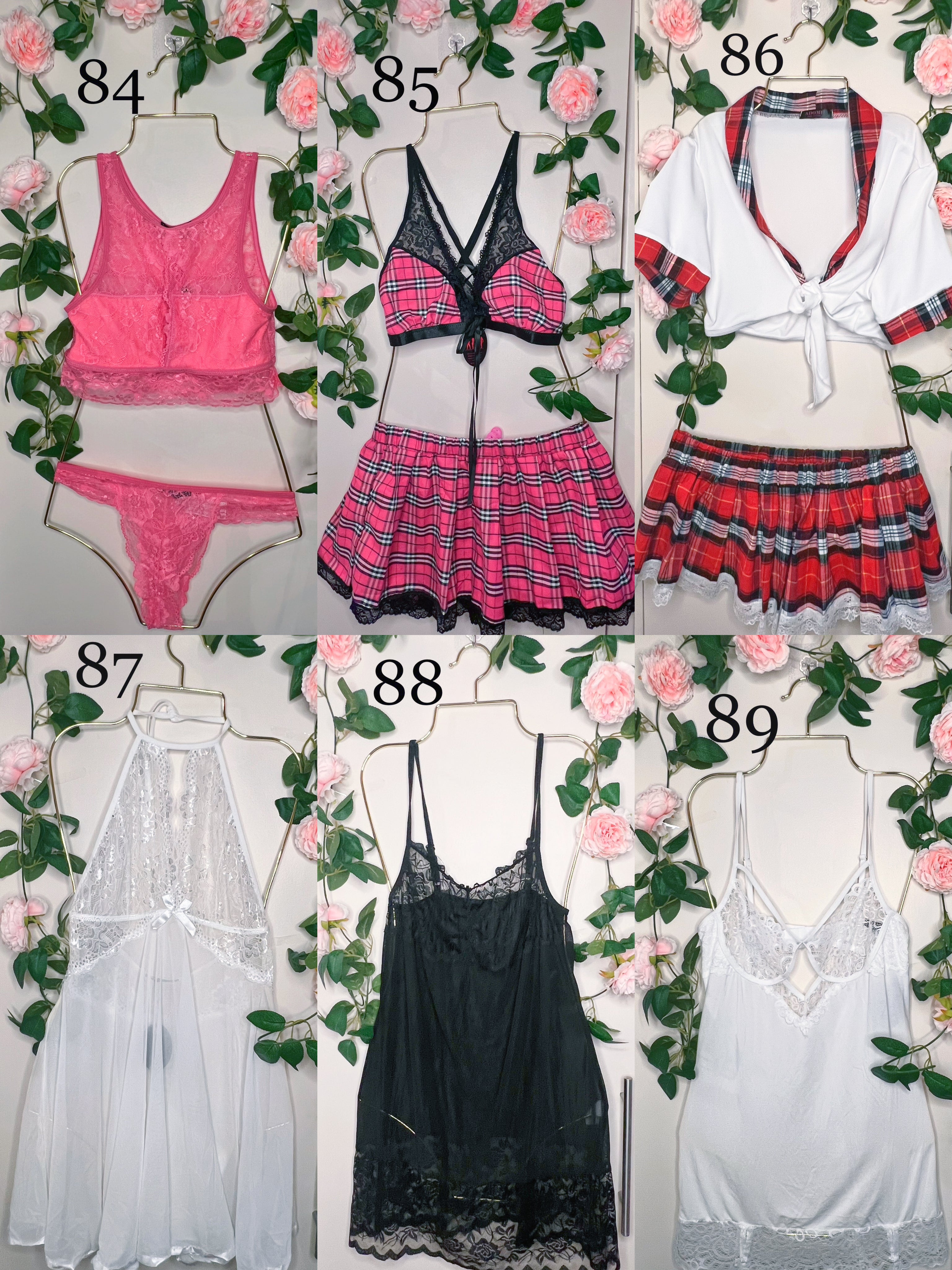 Self-selection of nightgown 72 styles 9 pieces for $79.9, 6 pieces for $59.9, 3 pieces for $39.9 (Live-K01)