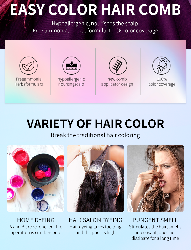 Professional Dye Hair Orange Hair Color Conditioner