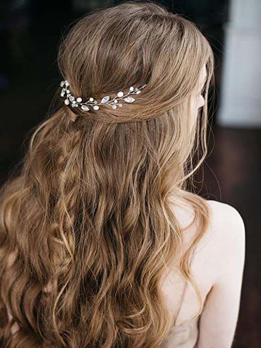 Wedding Hair Vine Silver