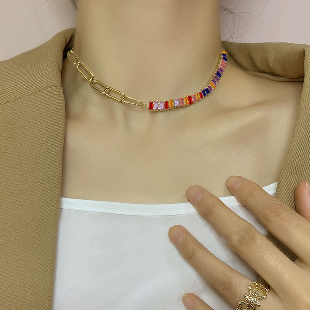 New Arrivals Geometric Necklace INS Personality Fashion Clavicle Chain for Women Wholesale
