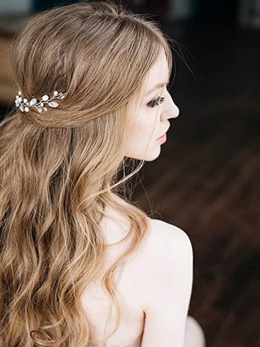 Wedding Hair Vine Silver