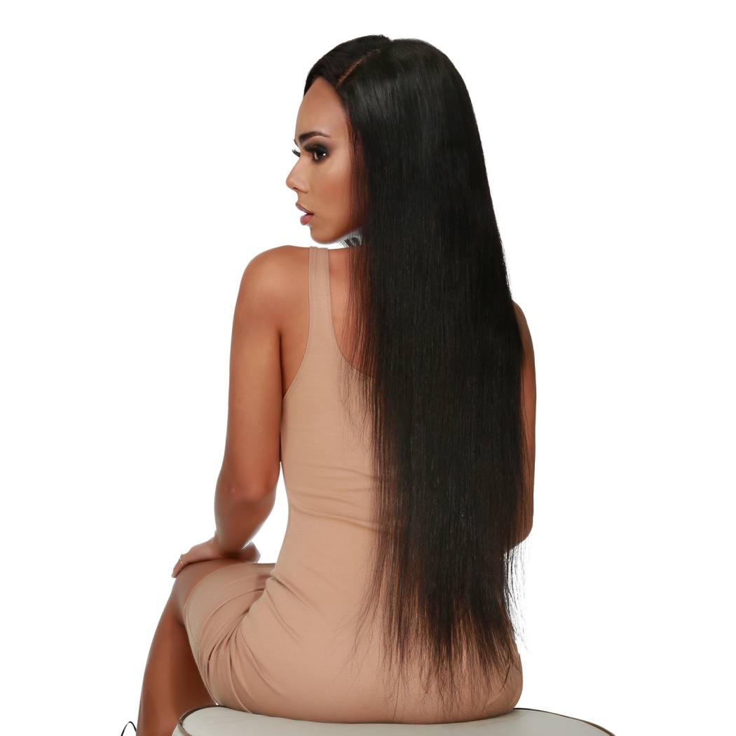 100% Unprocessed Brazilian Virgin Remy Human Hair 13x4 HD Lace Frontal Wig Straight 16